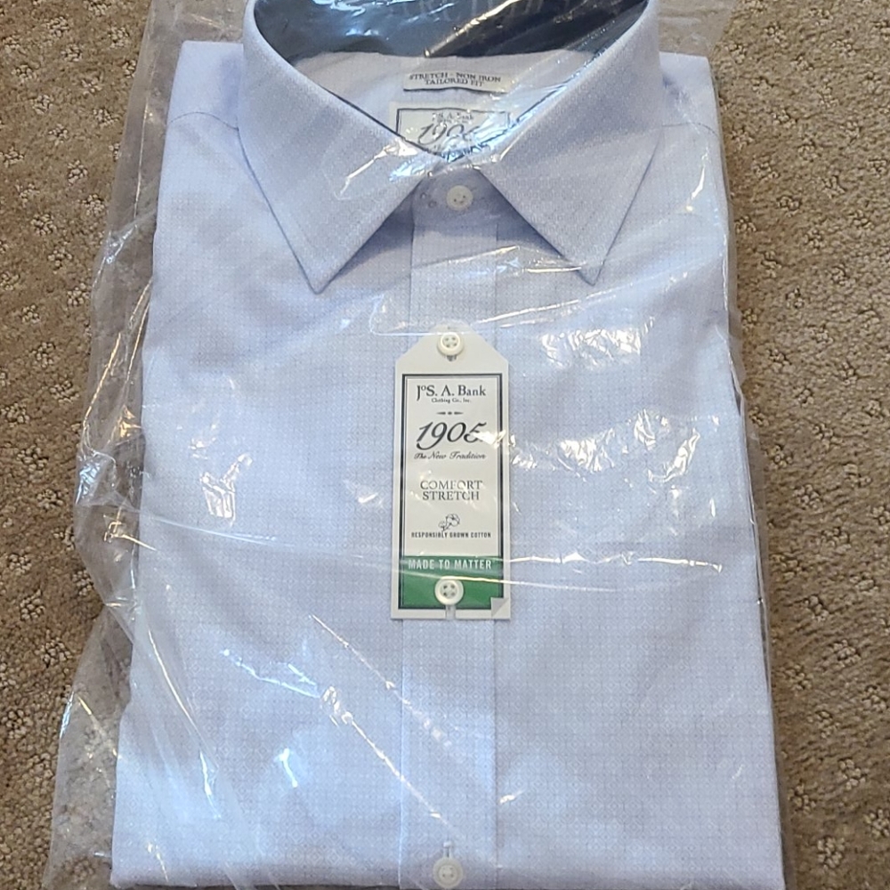 1905 Stretch Tailored Fit Cotton Light Blue.